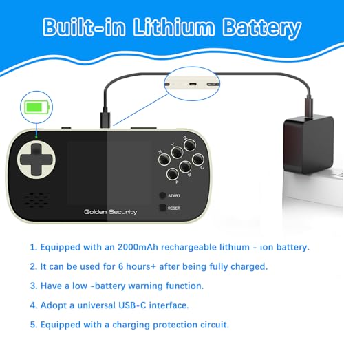 Handheld Game Console Retro Mini Arcade Machine 2.8 Inches F4754