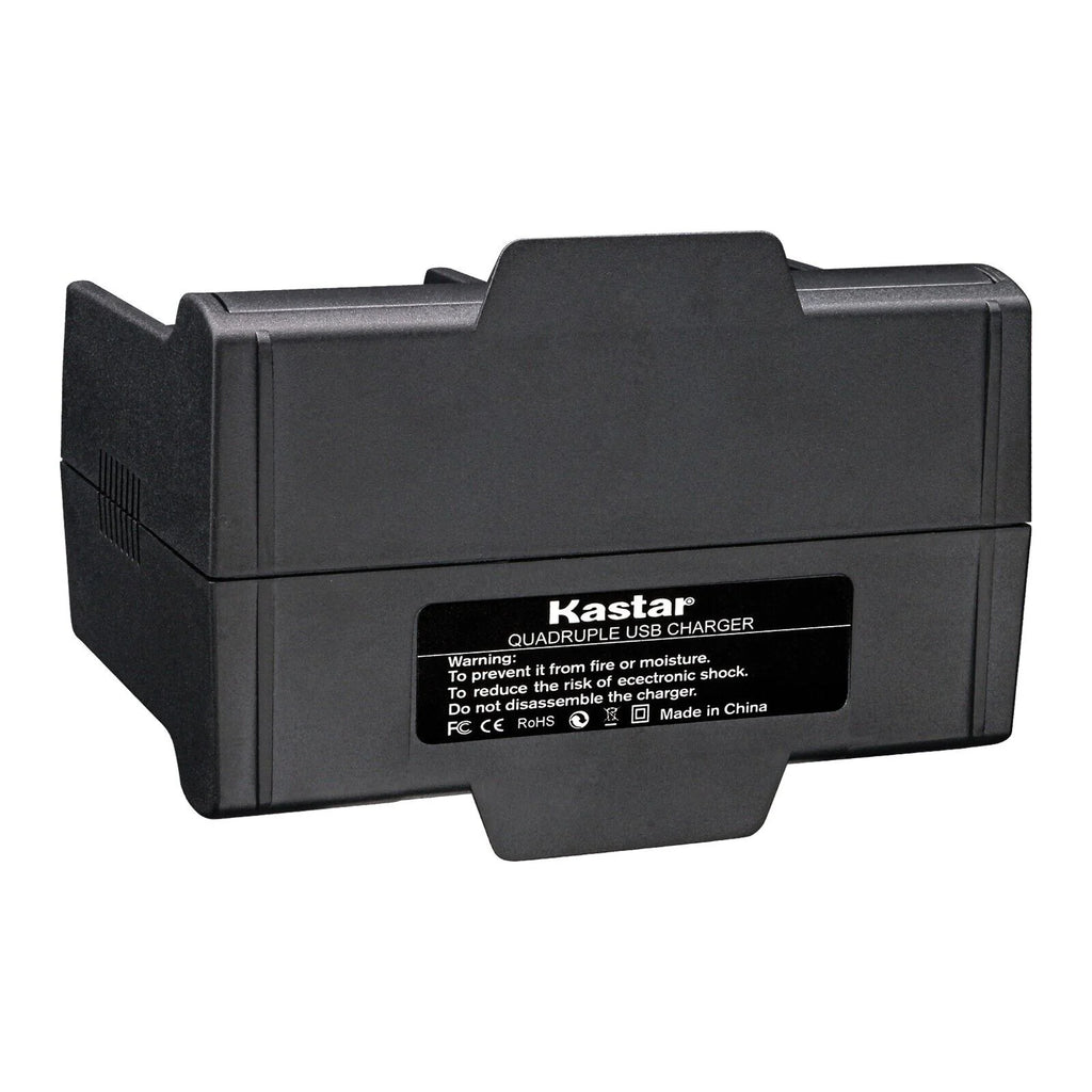 3-Pack Battery and Quadruple Charger H350798