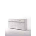 White 8 Drawer Dresser Q522