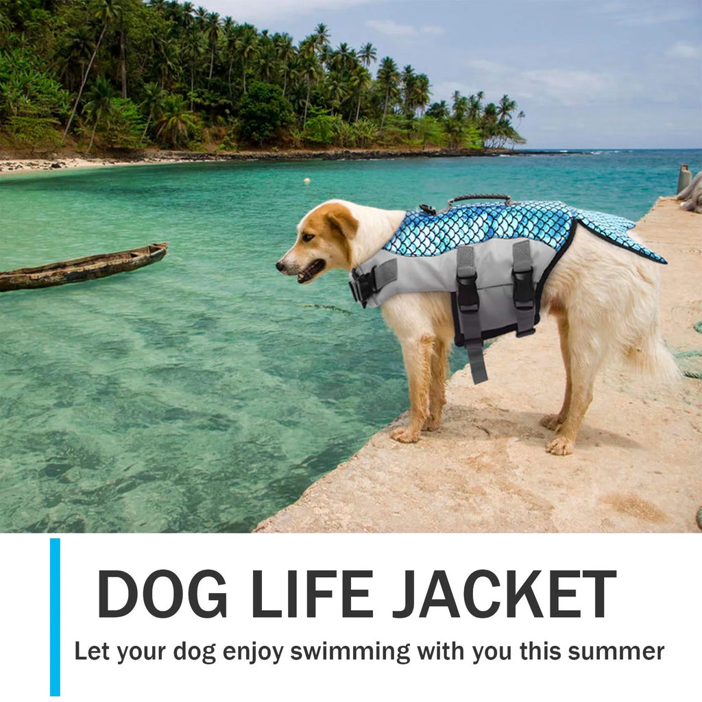 Reflective Dog Life Jacket with Rescue Handle I460