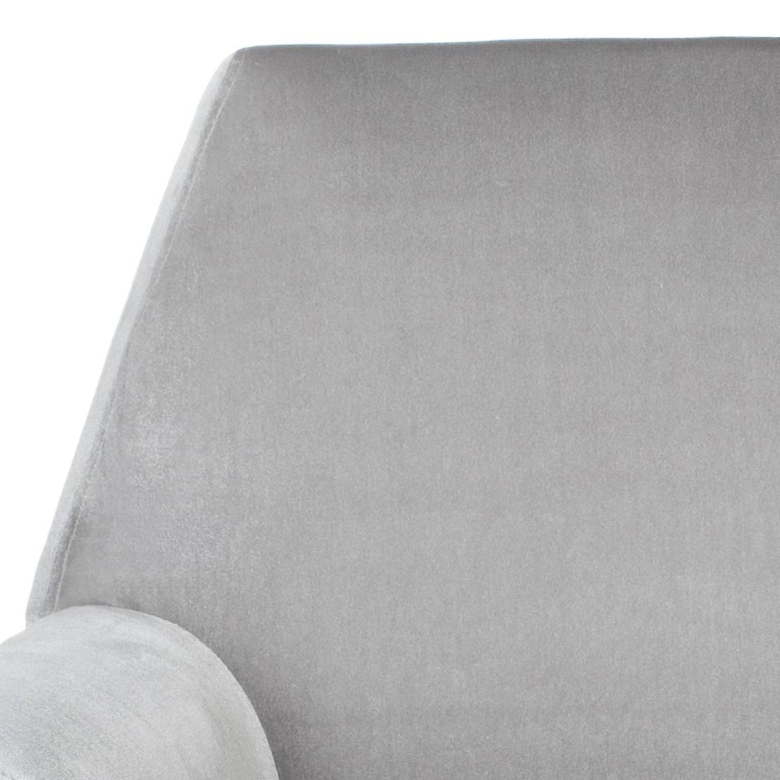 Light Grey Velvet Accent Chair I57016