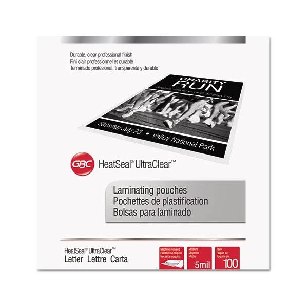 Thermal Laminating Pouches, 5 mil, 9 x 11 1/2, 100/Pack D904