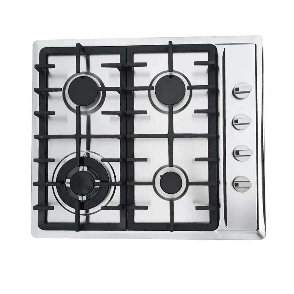 Stainless Steel 4-Burner Built-In Gas Cooktop F500