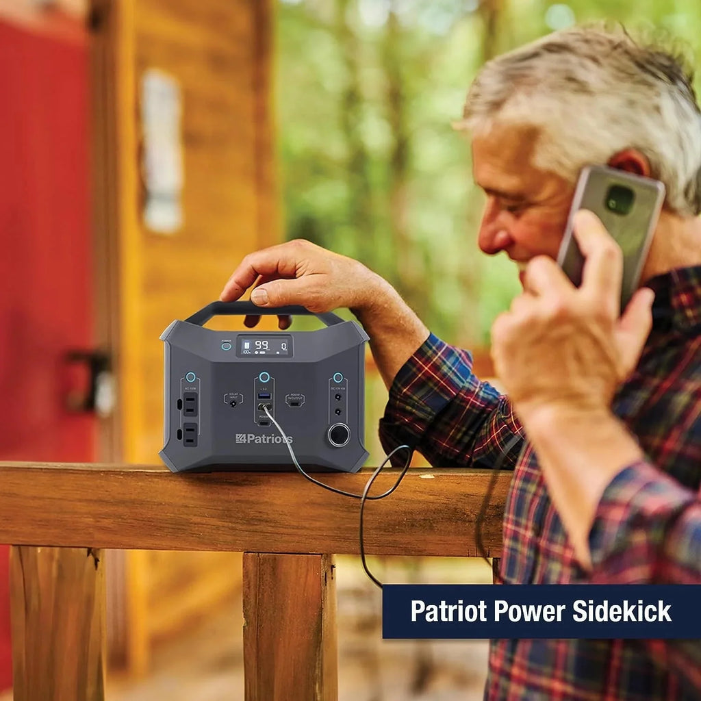 300wH Portable Power Station with 40 Watt Solar Panel O9440