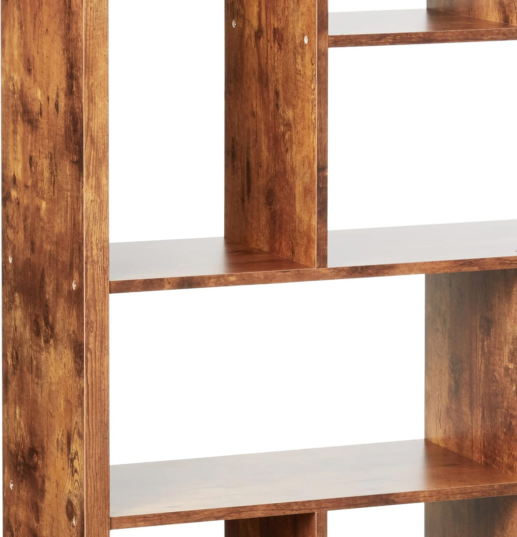 Antique Nutmeg Open Bookcase V390