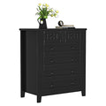 White 6 Drawer Wooden Dresser J421085