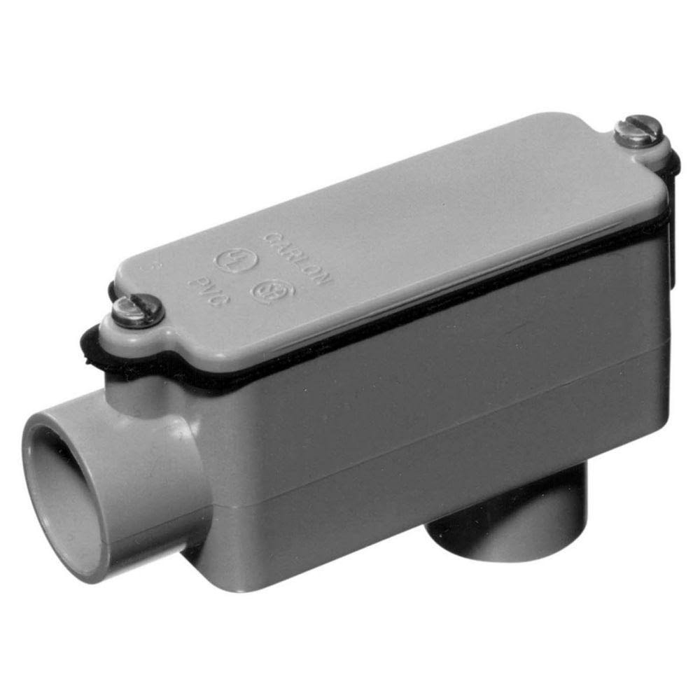 3 in. PVC Type-LB Conduit Body (Case of 4) T9954