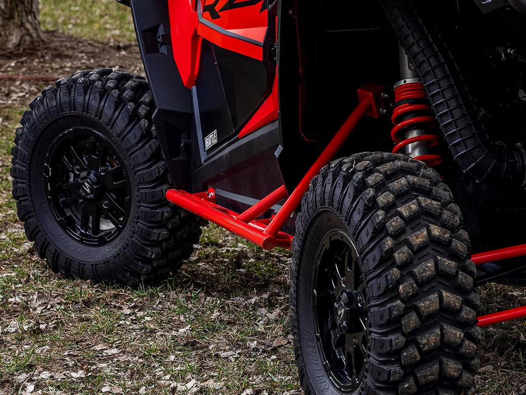 Red Nerf Bars / Rock Sliders / Tree Kickers for Polaris RZR XP 1000 K4812