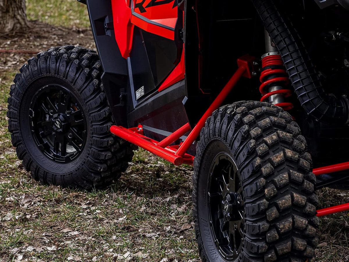 Red Nerf Bars / Rock Sliders / Tree Kickers for Polaris RZR XP 1000 K4812