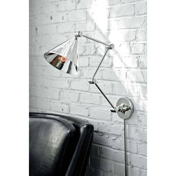 Polished Nickel Task Sconce U499406