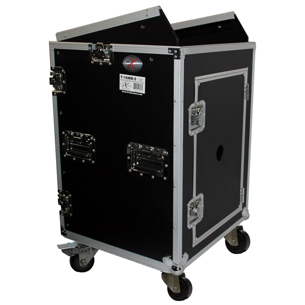 16U Rack x 10U Top Mixer DJ Combo Flight Case Z565
