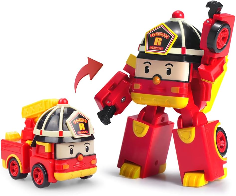4 Pack Transforming Robot Action Toy Figure G307994