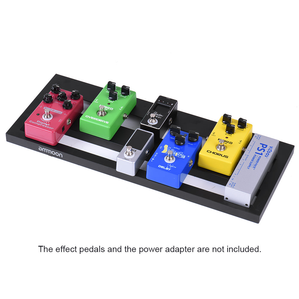 Portable Guitar Pedal Board Aluminum Alloy with Carrying Bag K4587