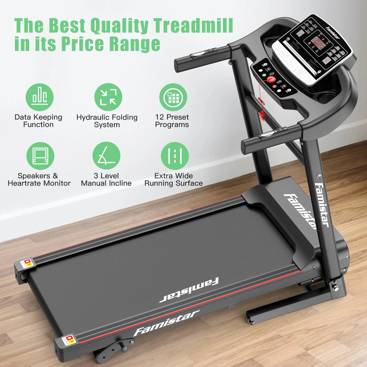 Portable Folding Treadmill with Incline P93962