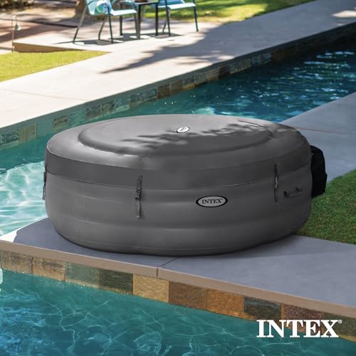 6 Person Inflatable Hot Tub with Built-in Pump and Cover A431002