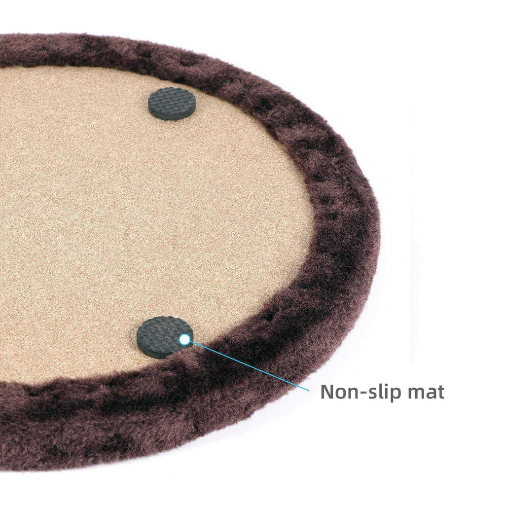 Cat Arch Self Groomer Massager with Cat Scratching Pad and Catnip Toy Q25936