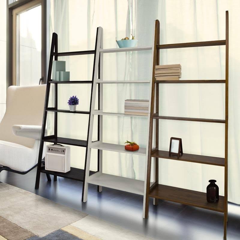 5-Shelf Ladder Bookcase J619