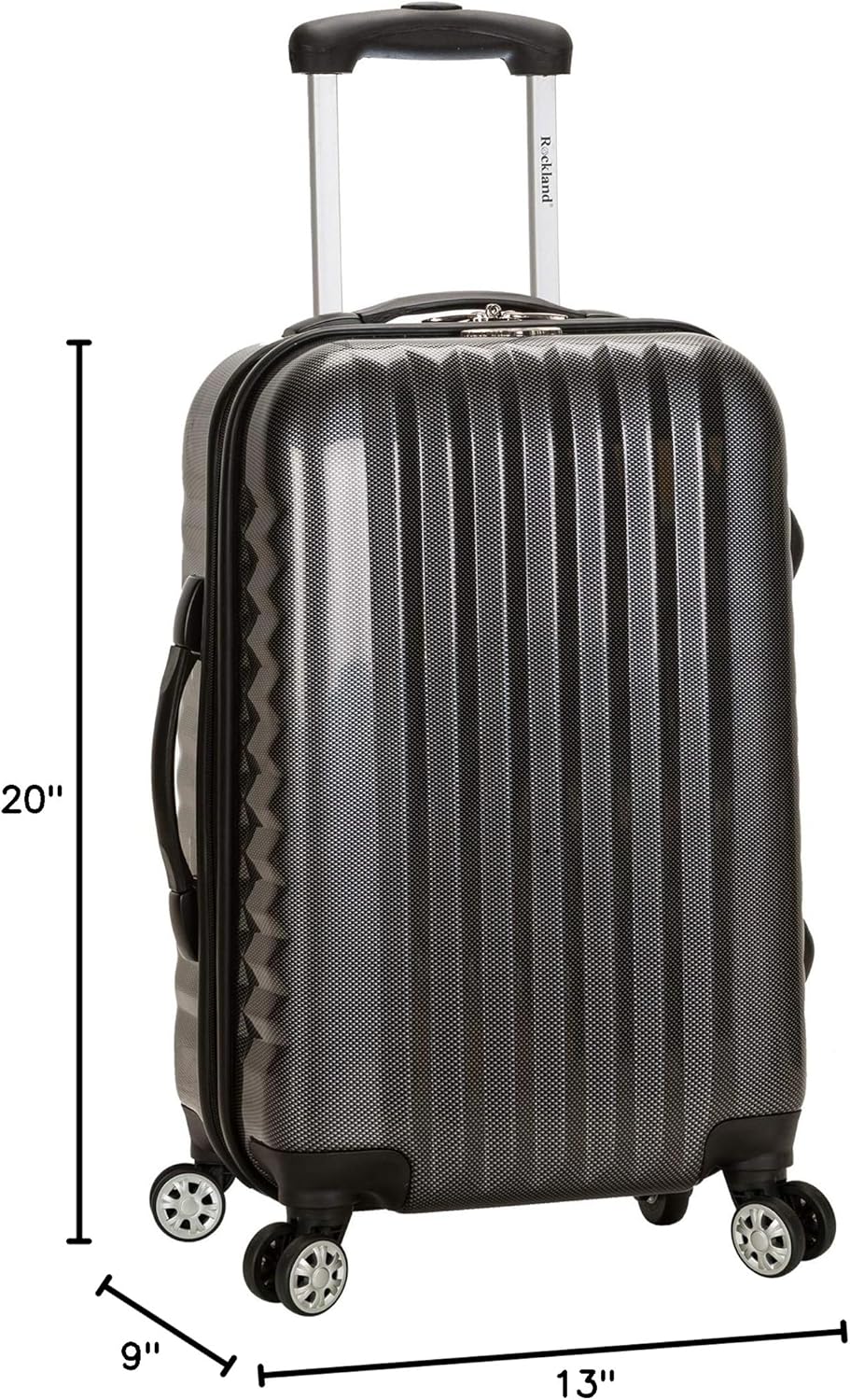 Carbon Hardside Spinner Wheel Luggage, Carry-On 20-Inch Q87768