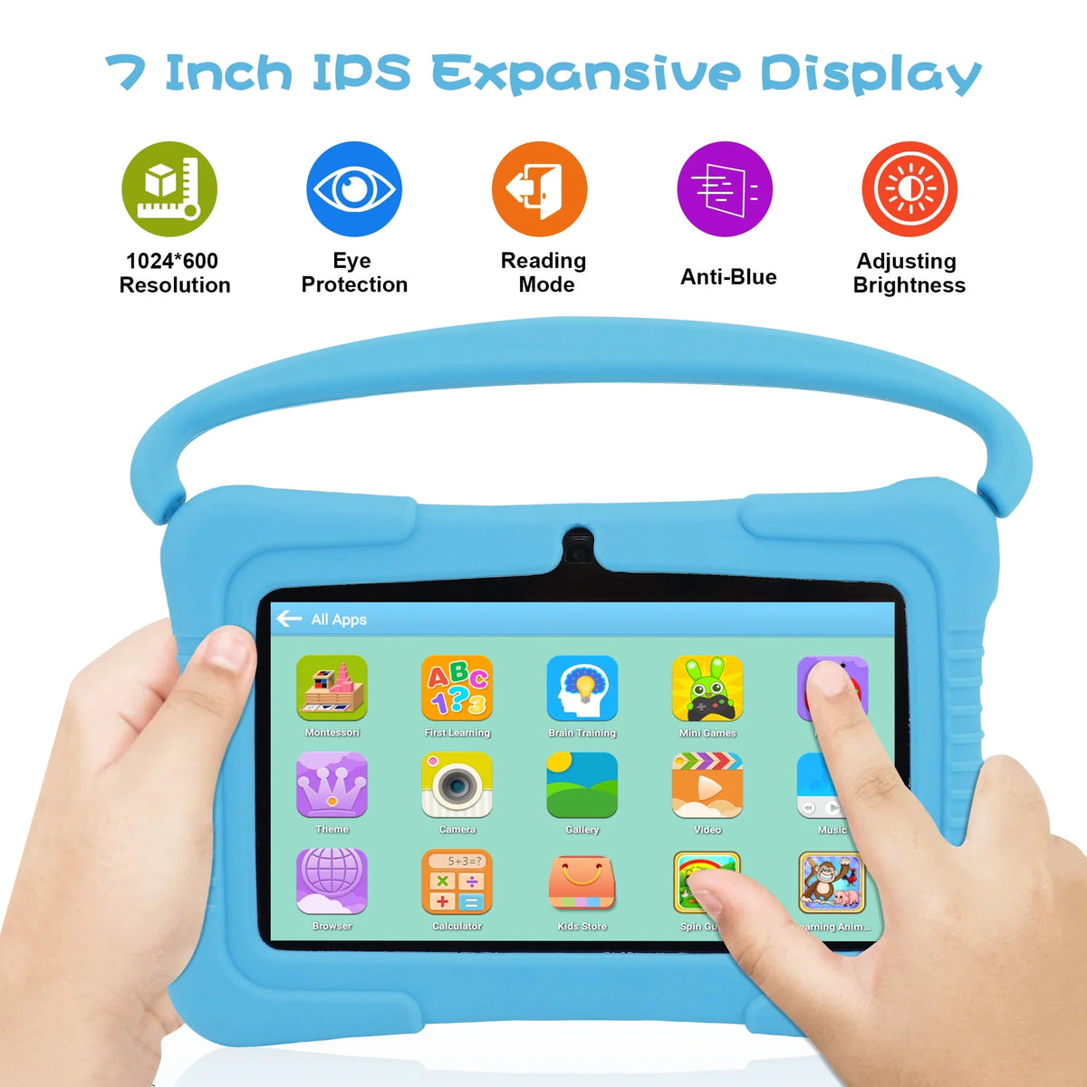 Kids Tablet 32GB WiFi 7 inch Android Tablet with Silicone Case G28782