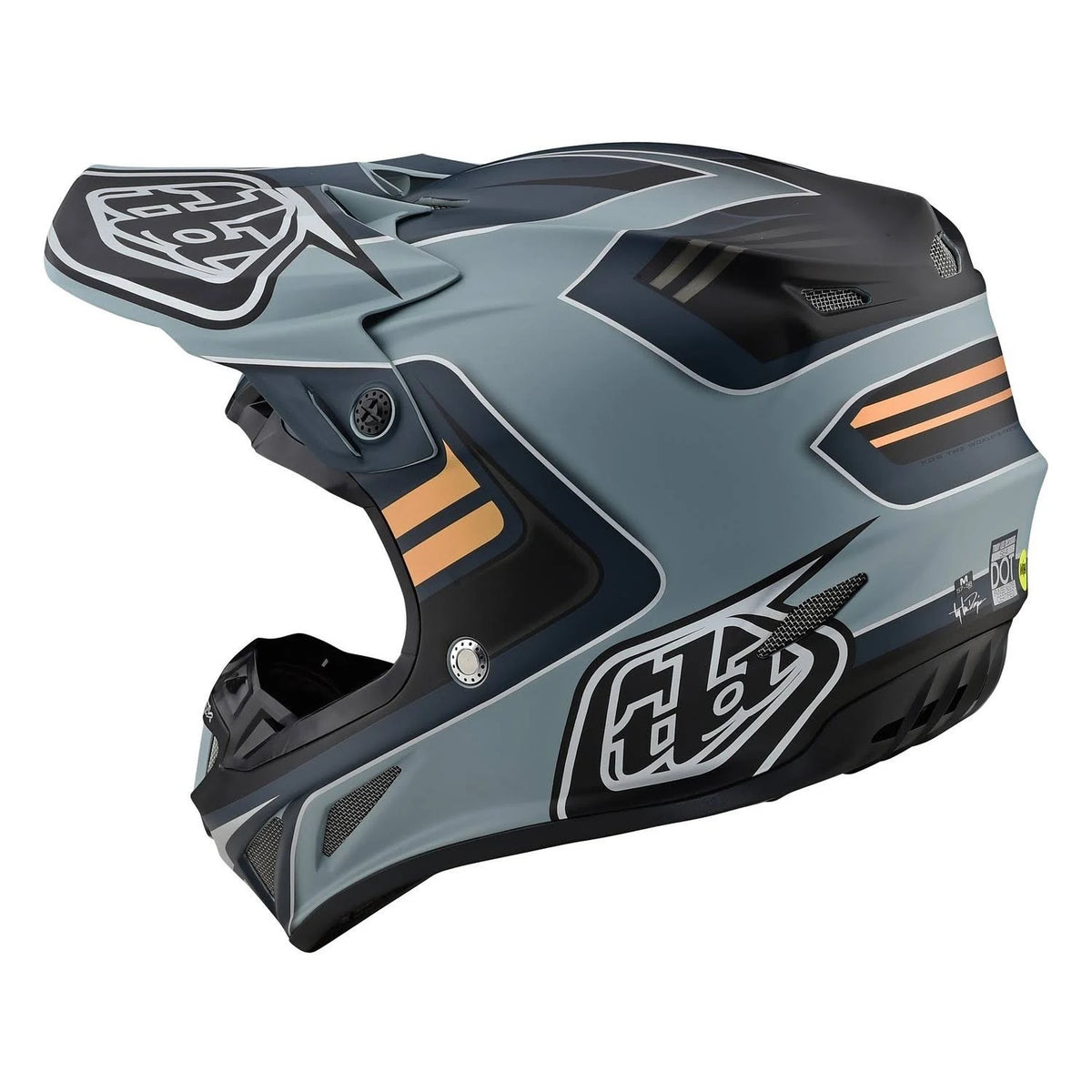 Composite Flash Gray Silver Helmet T284