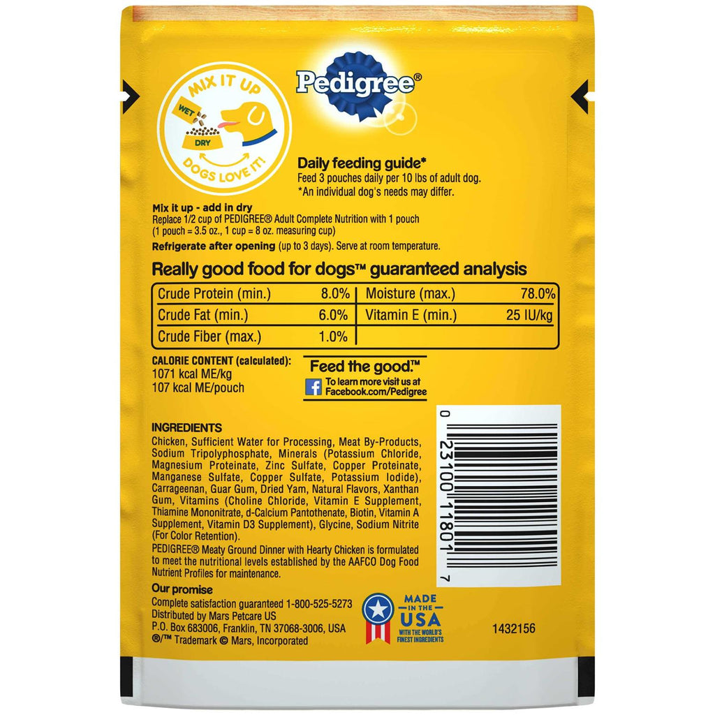 Wet Dog Food Chopped Ground Dinner A978221