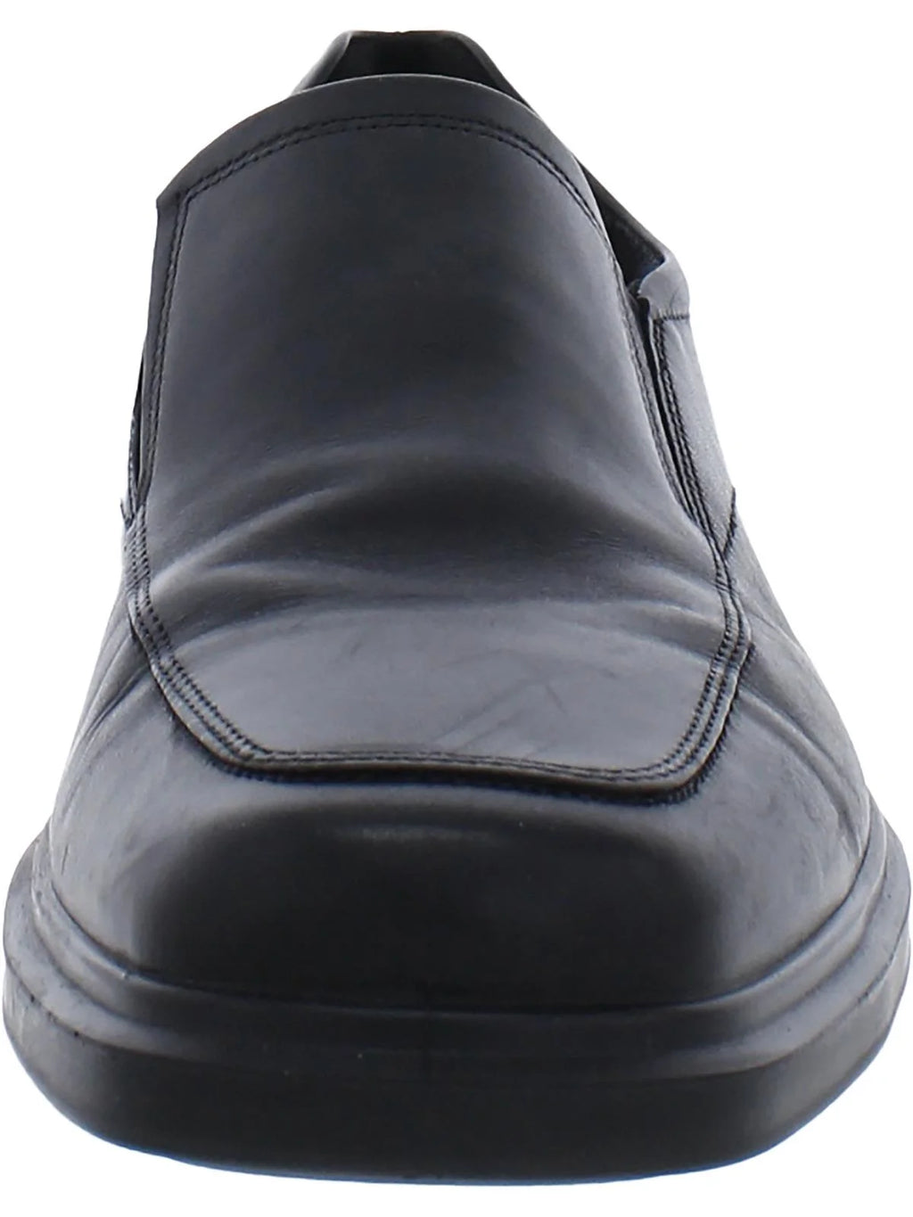 Black Leather Slip-on Z71266