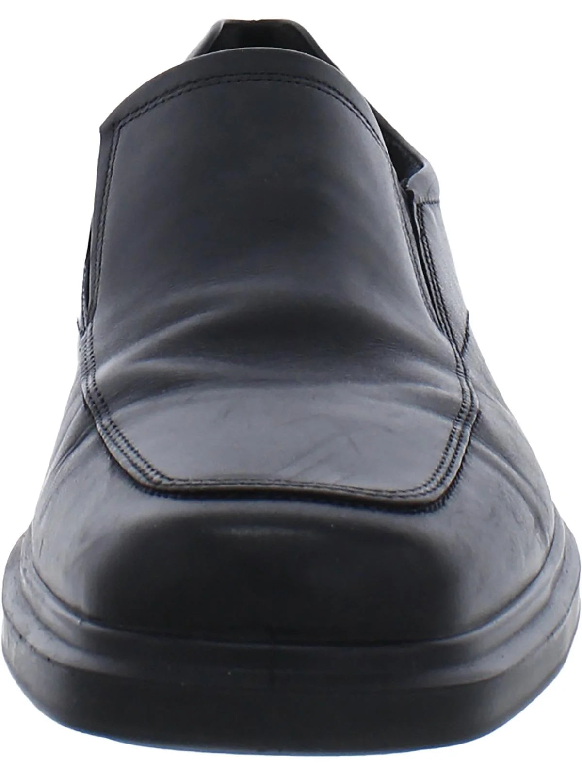 Black Leather Slip-on Z71266