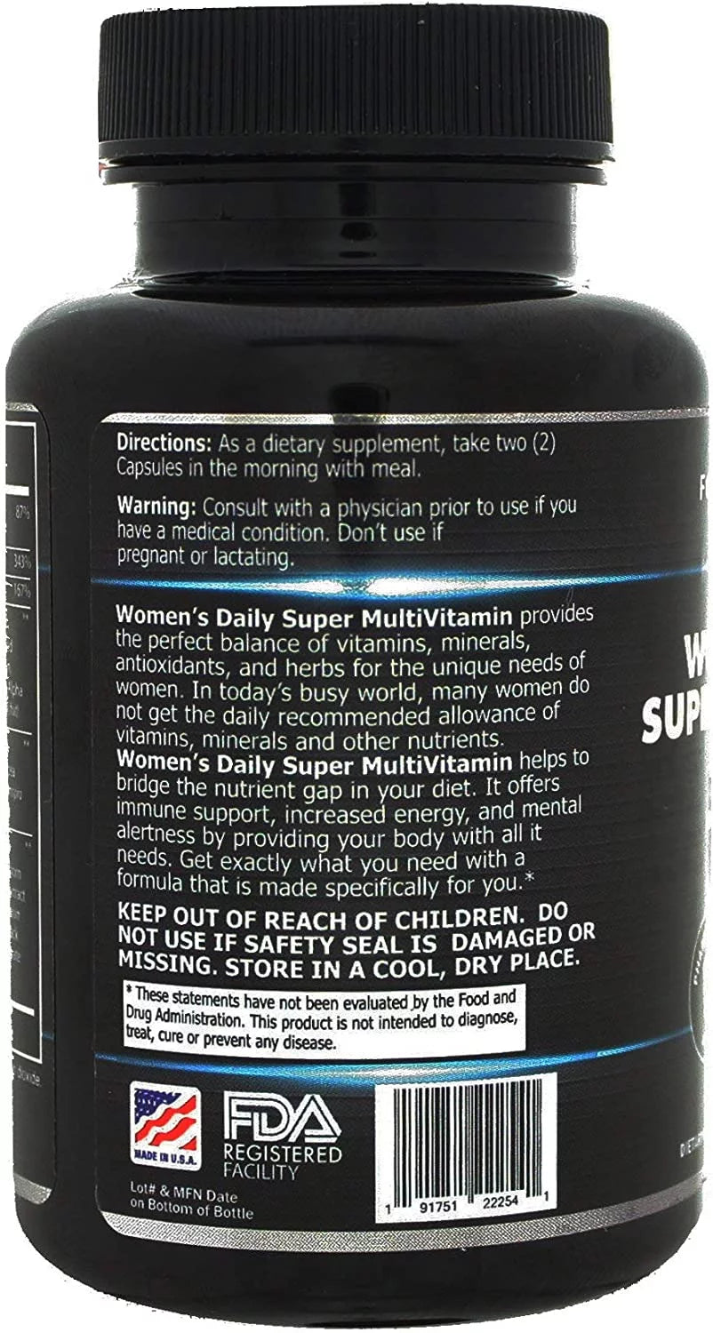 Women's Daily Super Multi-Vitamin 180 Ct H169