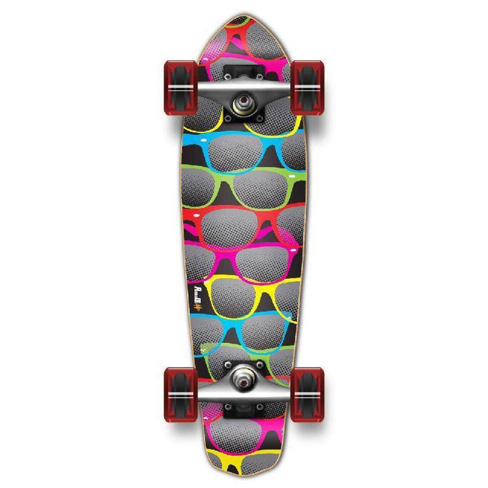 Black Complete Micro Cruiser Skateboard T102