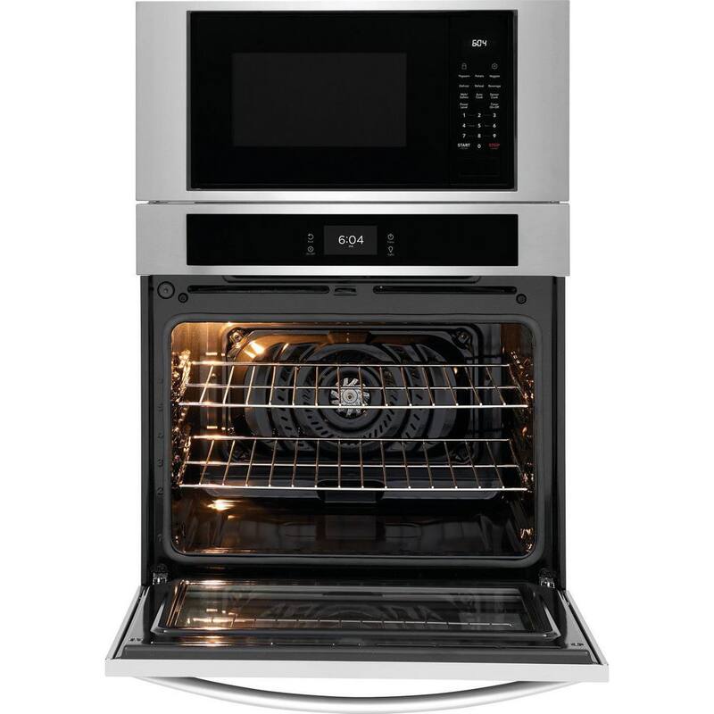 Electric Wall Oven with Built-In Microwave in Stainless Steel V9634