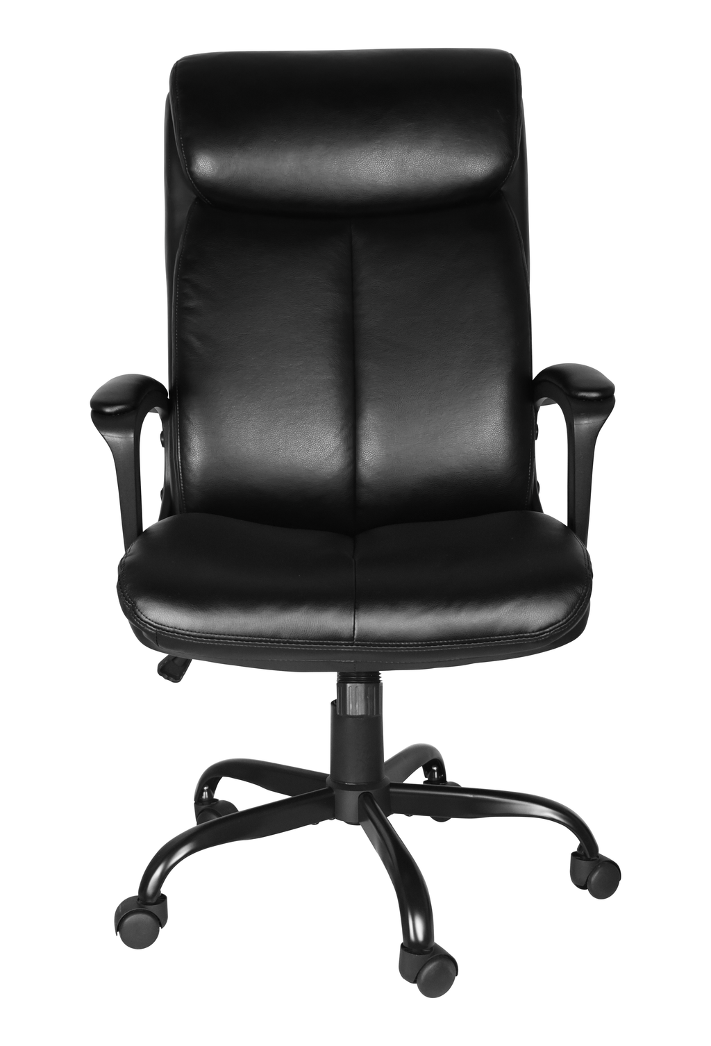 Black PU Leather Adjustable Swivel Office Desk Chair G21685
