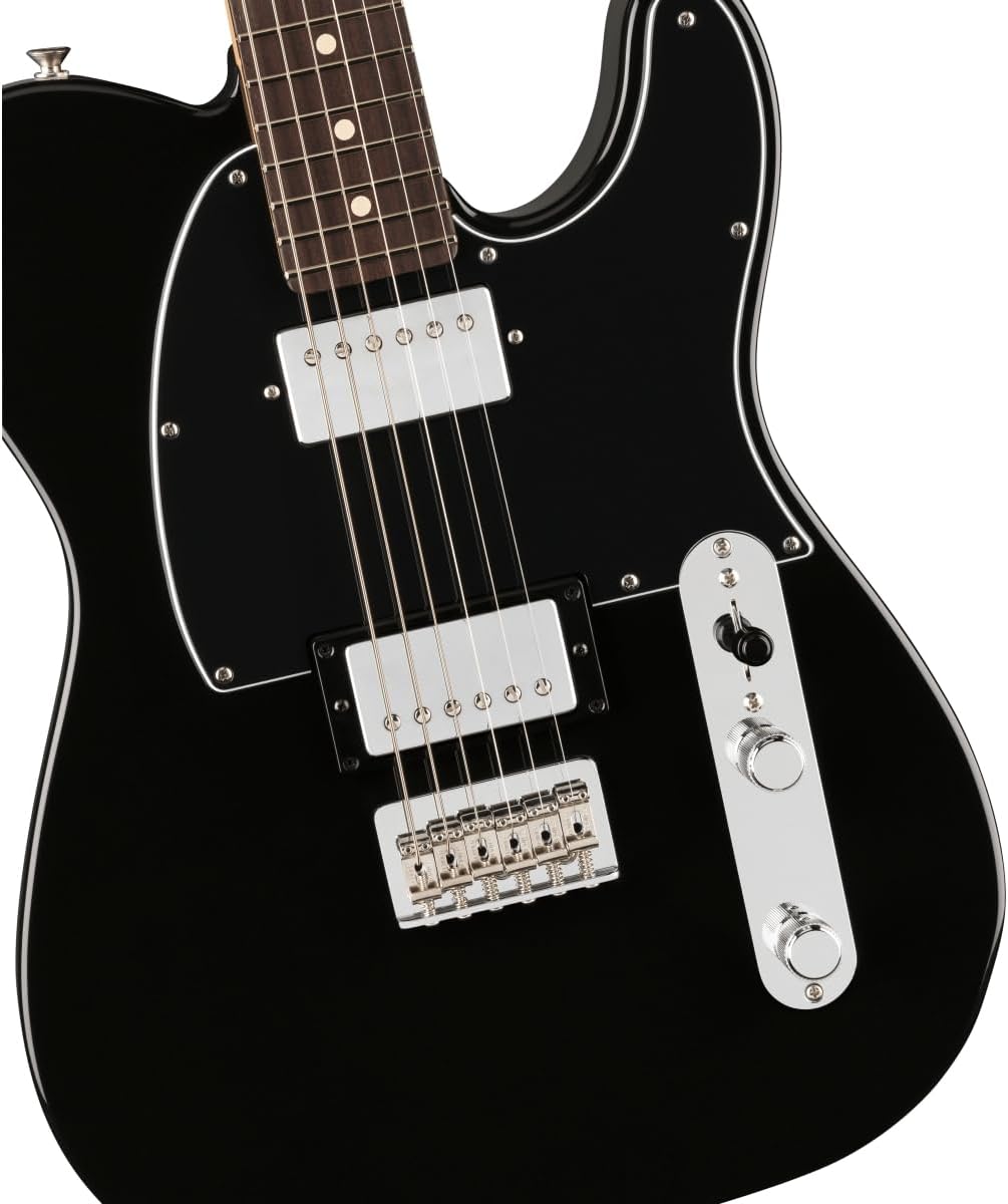 Black Electric Guitar with Rosewood Fingerboard D5103