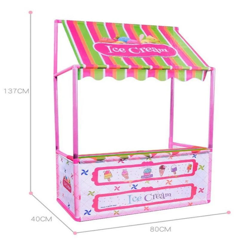 Colorful Ice Playhouse Tent Developmental Toys Pretend Game E2523