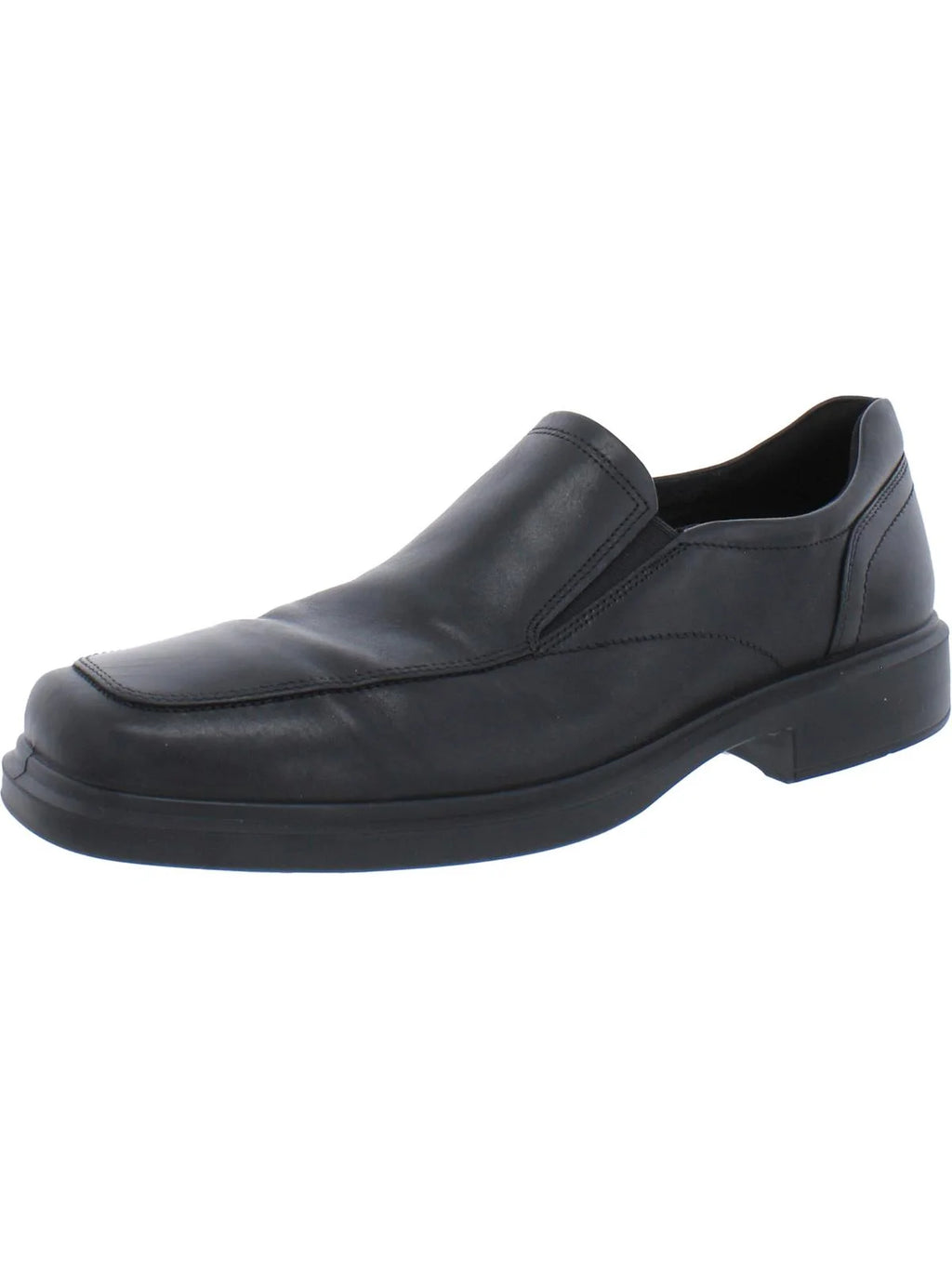 Black Leather Slip-on Z71266