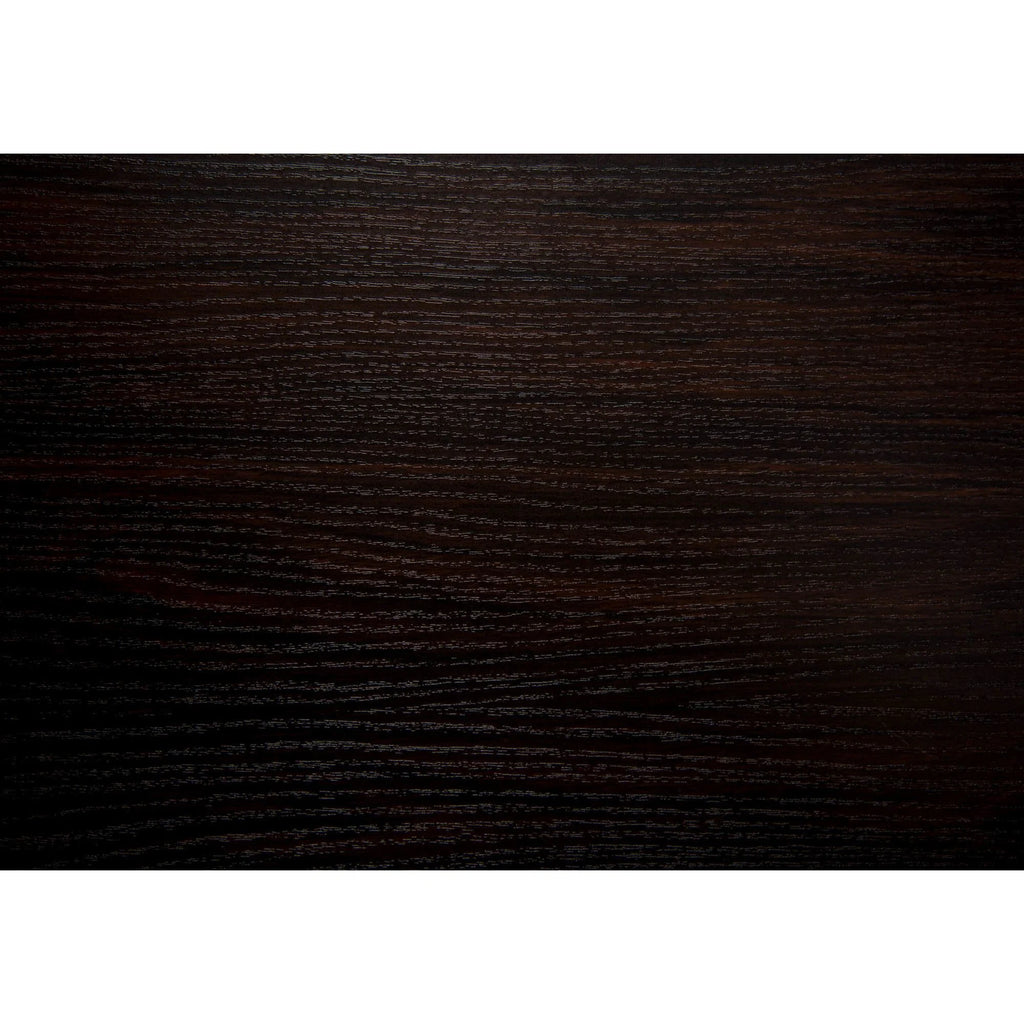 Espresso Brown and Black Rectangular Console Table J10015