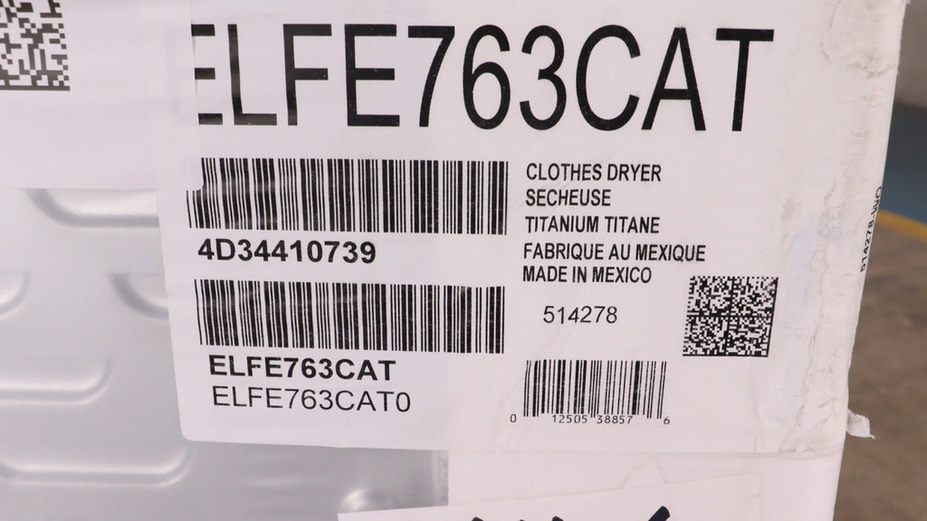 8.0 Cu Ft Electric Dryer with Steam Clean Q370