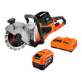 80V Brushless Cordless 9 in. Concrete Cut-Off Saw Kit with 4 Ah Battery and Rapid Charger M179