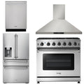 36 Propane Gas Range, Range Hood, Refrigerator, Dishwasher J415