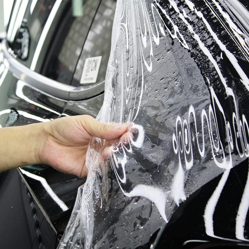 Paint Protection Film Vinyl Wrap Film Glossy PPF TPU Clear Bra J9814