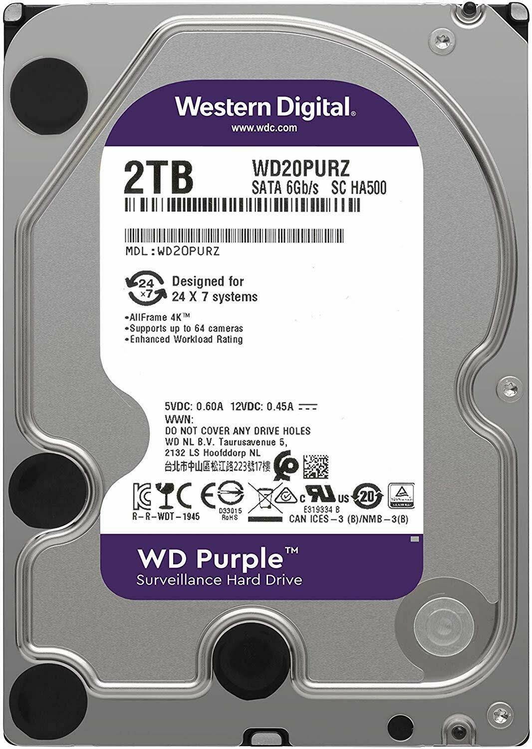 2TB 3.5 inch Surveillance Hard Drive S229