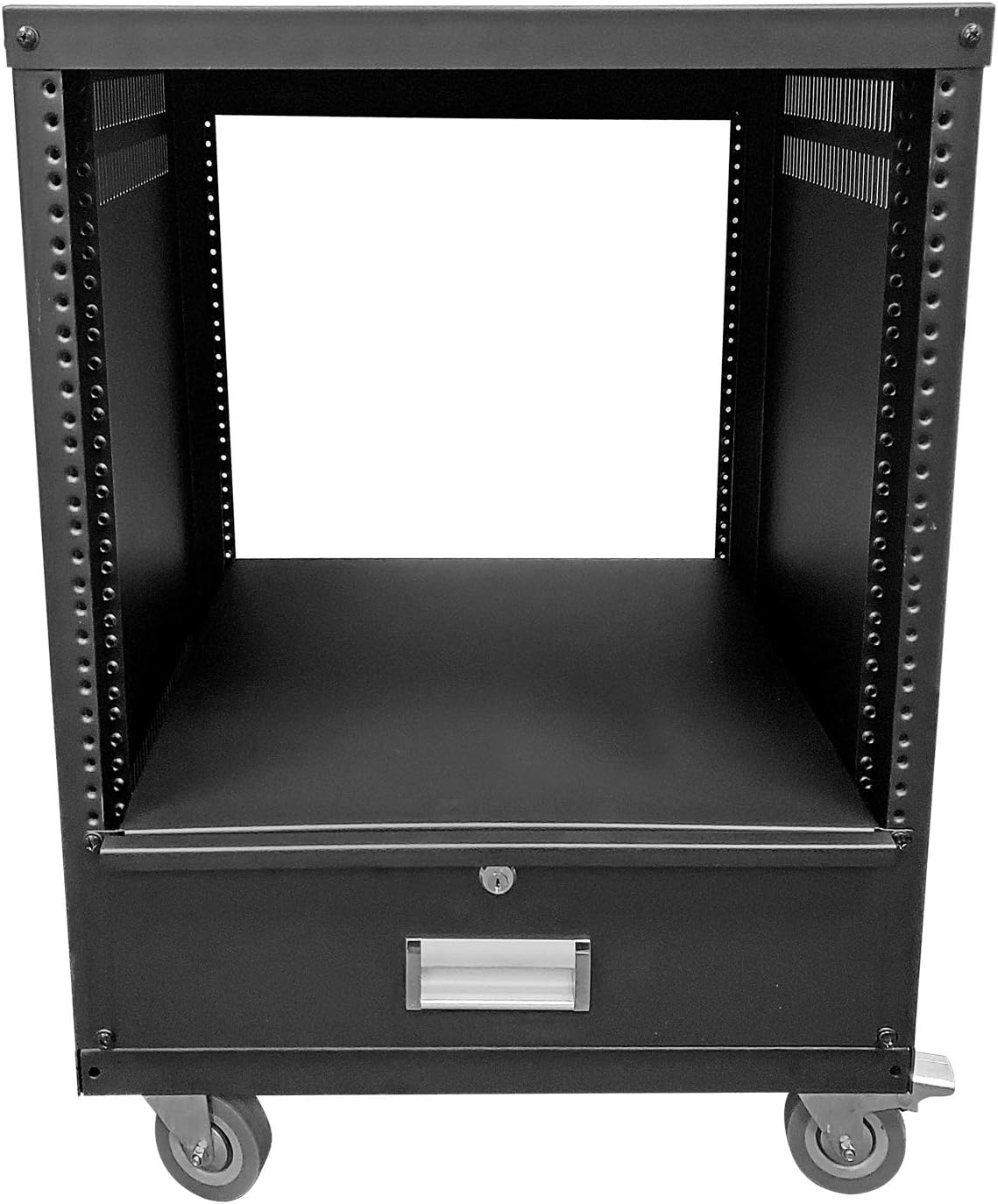 3U Universal Rack Mount Storage Drawer with Lock and Keys D90340