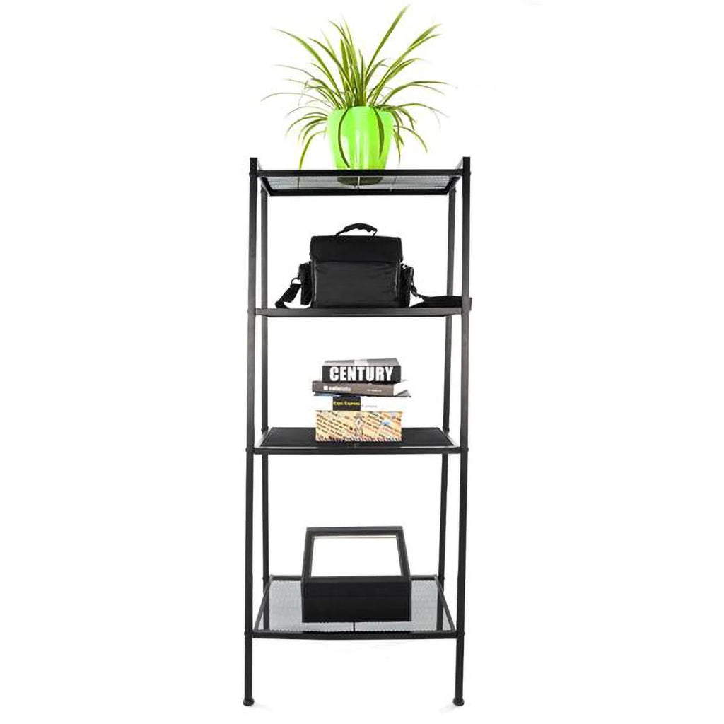 4-Tier Rustic Black Bookshelf L639211