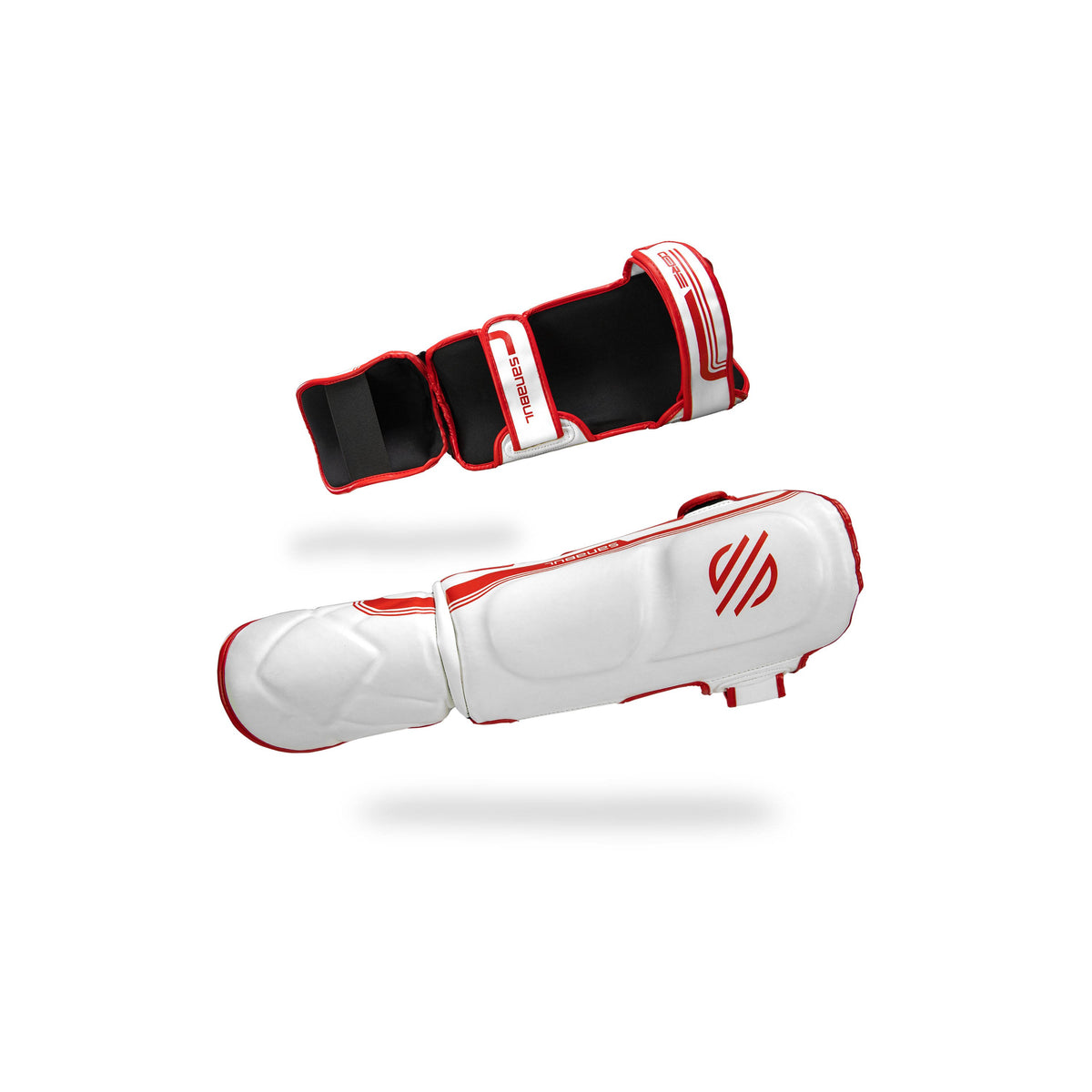 Blue/Silver L/XL MMA Shin Guards D3506