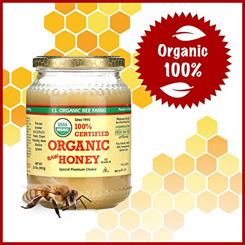 1 Lb Organic Raw Honey Y888664