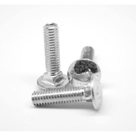 M10 x 1.50 x 30 mm Coarse Thread Carriage Bolt Low Carbon Steel Zinc Plated Pk 100 D7339