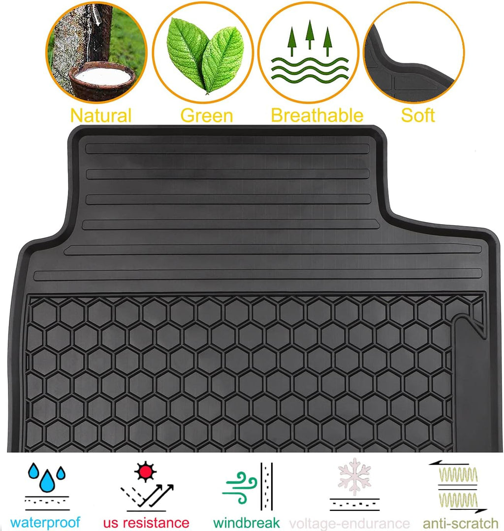 Rubber All Weather Floor Mats Set U493