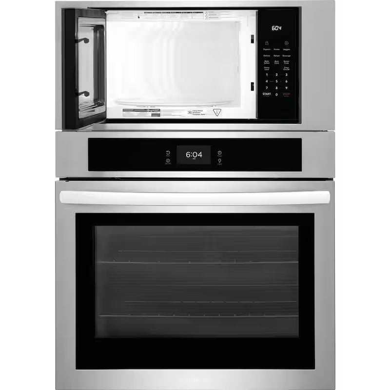 Electric Wall Oven with Built-In Microwave in Stainless Steel V9634