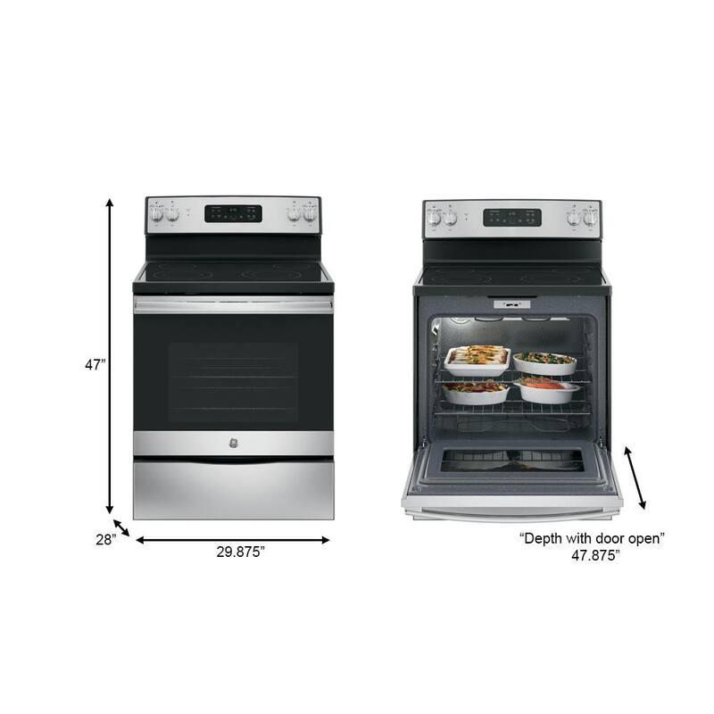 5.3 cu. ft. Freestanding Electric Range in Stainless Steel C34724