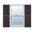 14 1/2x22W x 52x22H Vinyl Open Louver Shutters X2330