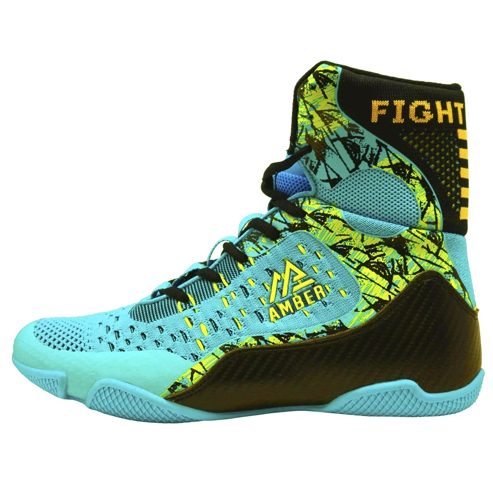 9" Boxing Wrestling Shoes O519